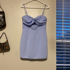 Periwinkle mini dress